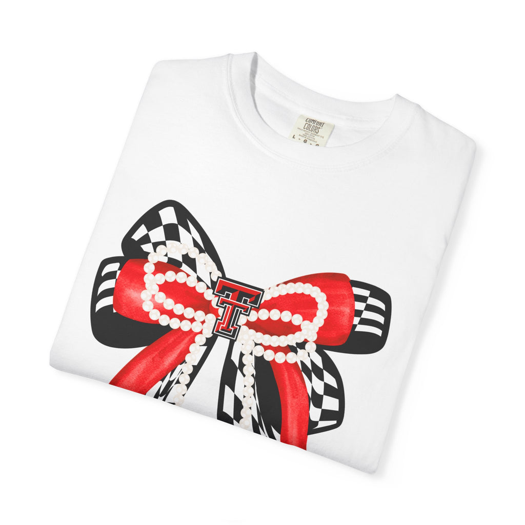 Texas Tech Bows & Pearls Tee