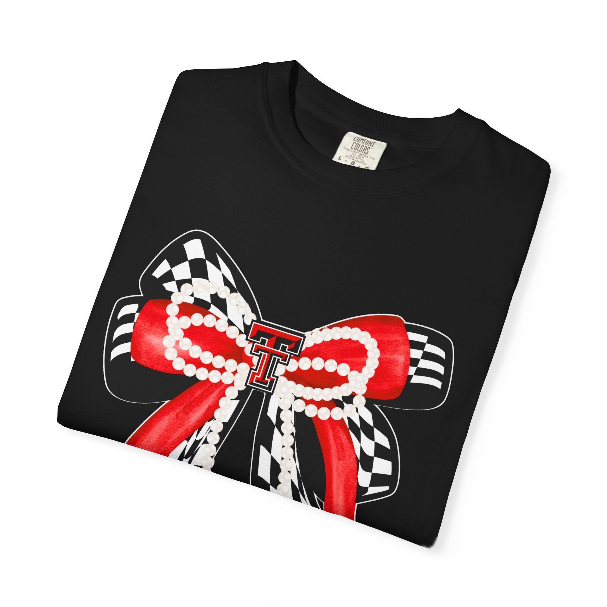 Texas Tech Bows & Pearls Tee