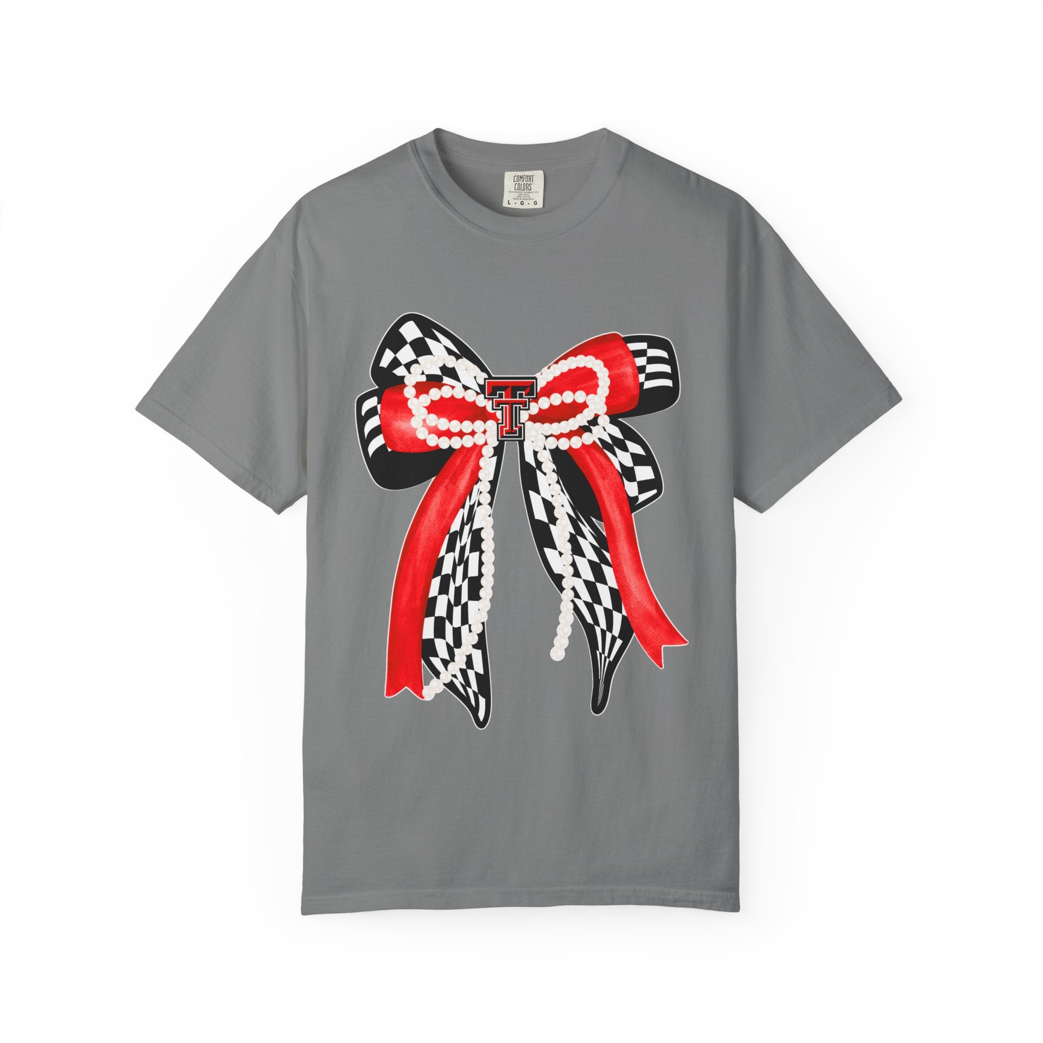 Texas Tech Bows & Pearls Tee