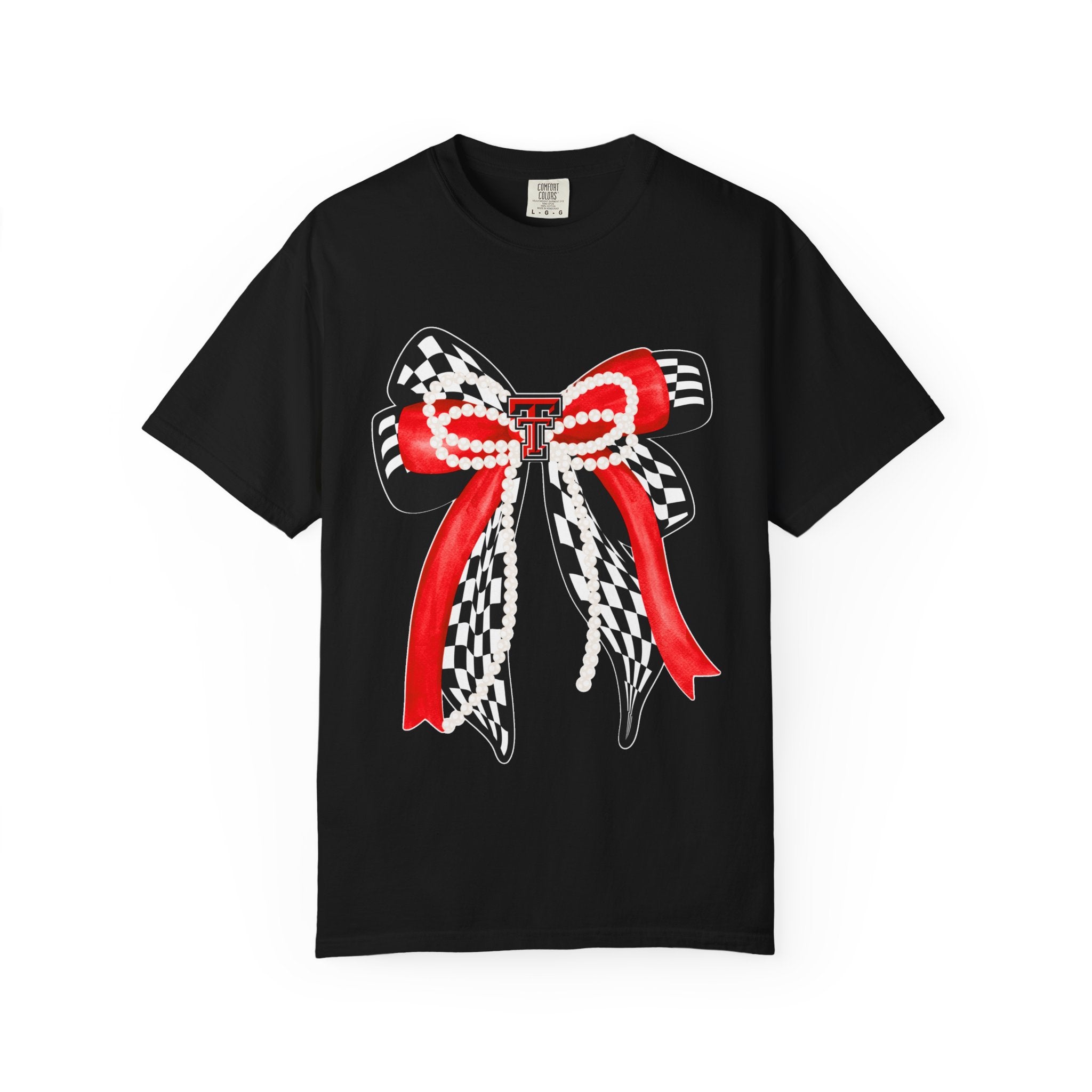 Texas Tech Bows & Pearls Tee