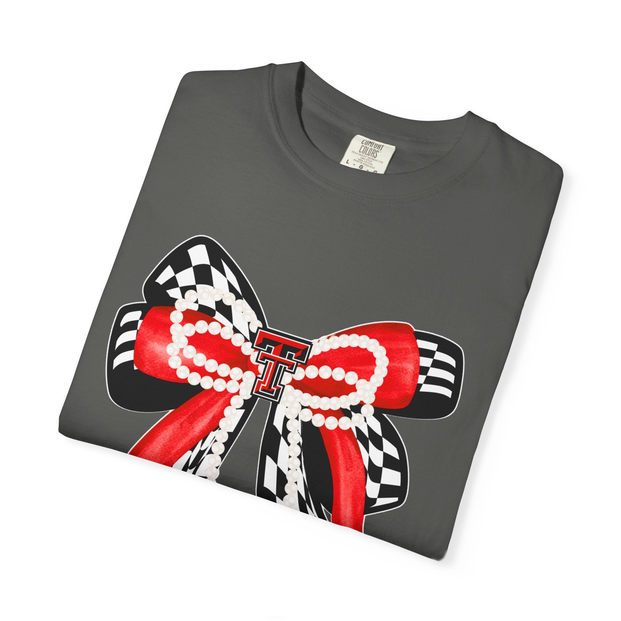 Texas Tech Bows & Pearls Tee