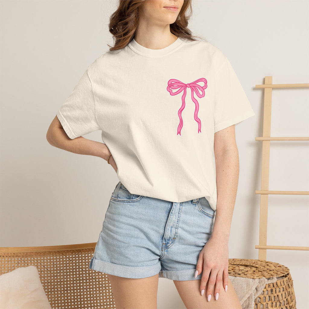 Dilly Dallying Bow Tee