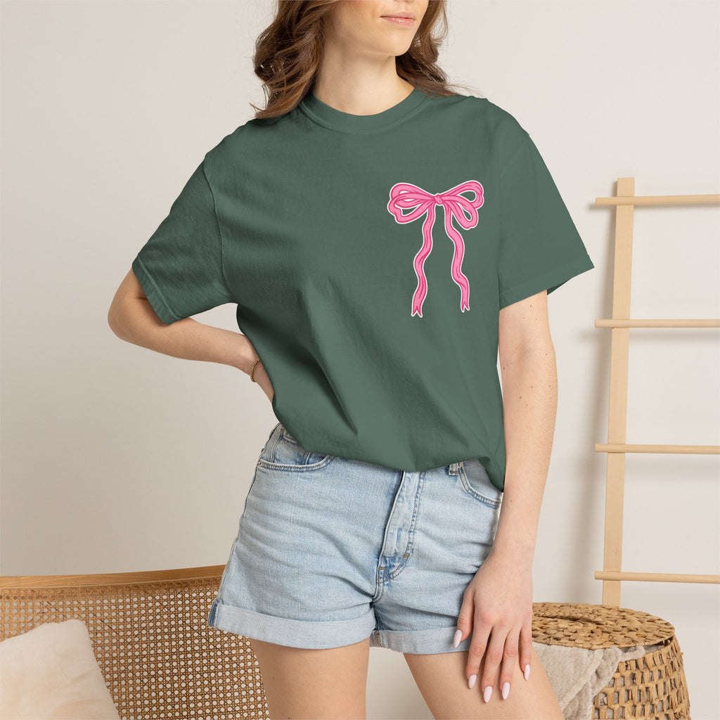 Dilly Dallying Bow Tee