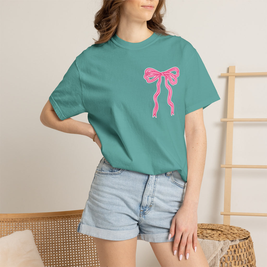 Dilly Dallying Bow Tee